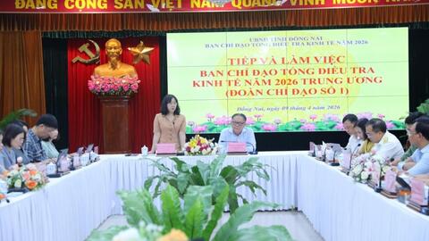 Đồng Nai đẩy nhanh thu thập thông tin giai đoạn 2 Tổng điều tra kinh tế 2026