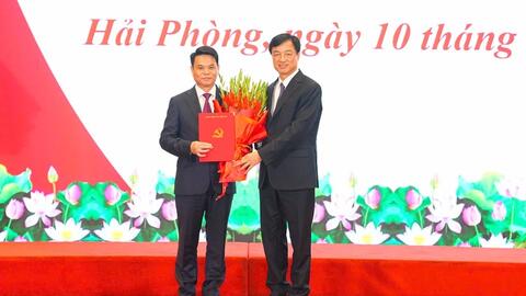 Ông Lê Ngọc Châu giữ chức Bí thư Thành ủy Hải Phòng