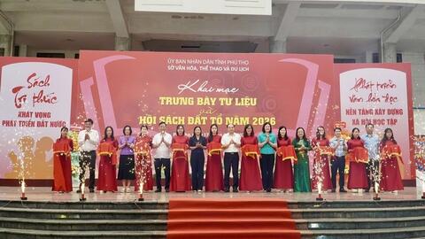Phú Thọ: Lan tỏa văn hóa đọc từ Hội sách Đất Tổ