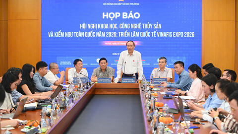 Sắp diễn ra Hội nghị khoa học, công nghệ ngành thủy sản năm 2026