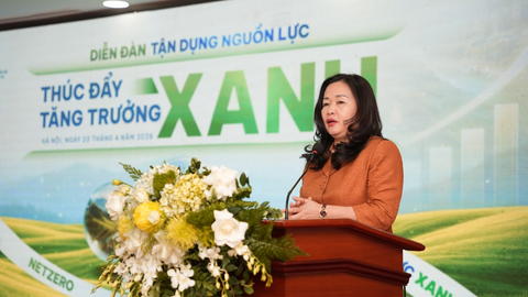 Thúc đẩy tăng trưởng xanh để hiện thực hóa khát vọng 2045