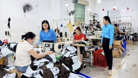 Công đoàn phường Nam Đông Hà làm việc với doanh nghiệp, thúc đẩy phát triển đoàn viên