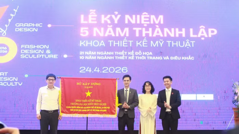 Kỷ niệm 5 năm thành lập khoa Thiết kế Mỹ thuật, Trường Đại học Kiến trúc Hà Nội