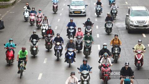 Không khí lạnh gây mưa dông, nhiệt độ miền Bắc giảm đến 6 độ C