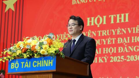 Đảng bộ Bộ Tài chính nâng cao chất lượng tuyên truyền qua Hội thi báo cáo viên giỏi