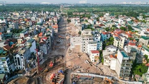 Mặt bằng thông suốt, dự án giao thông Hà Nội tăng tốc