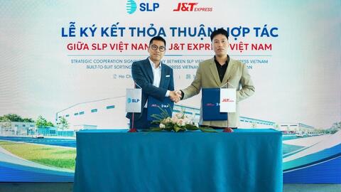 SLP Việt Nam và J&T Express Việt Nam hợp tác phát triển trung tâm logistics tự động quy mô lớn
