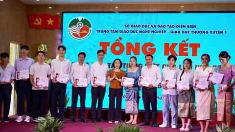 Điện Biên tổng kết đào tạo tiếng Việt cho 68 lưu học sinh Bắc Lào