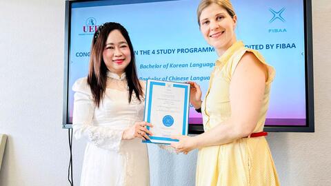 Đại học Kinh tế - Tài chính TPHCM có thêm 4 chương trình đạt kiểm định quốc tế