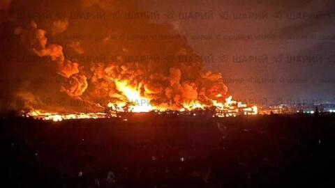 Hàng chục tên lửa dội xuống Kiev trong đợt tập kích rạng sáng