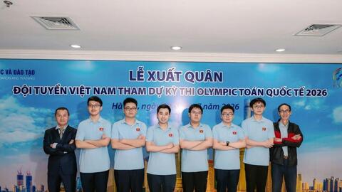 Việt Nam giành 6 huy chương tại Olympic Toán quốc tế 2026, lọt tốp 5 thế giới