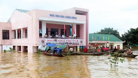 Bộ Tài chính: Có thể chuyển đổi trụ sở dôi dư thành nhà văn hóa kết hợp tránh, trú bão lũ