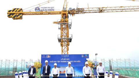 Trường Đại học Văn Hiến đã cất nóc khối đào tạo học tập thực hành HEC2