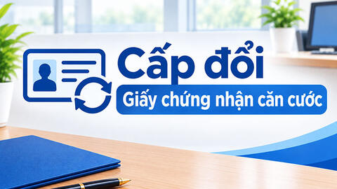 Thủ tục cấp đổi giấy chứng nhận căn cước cho người gốc Việt Nam chưa xác định quốc tịch