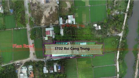 Vị trí 4 nhà ga và depot Metro số 4 TPHCM qua xã Đông Thạnh