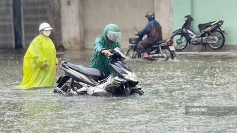 Dự báo khu vực mưa to từ hôm nay đến đêm mai và thời gian mưa giảm