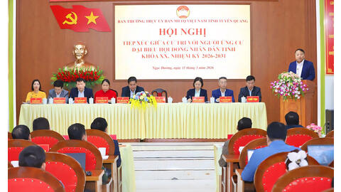 Chủ tịch tỉnh Tuyên Quang cam kết trước cử tri 'đã nói là làm'