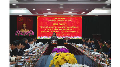 Phó Chủ tịch nước Võ Thị Ánh Xuân làm việc với Ban Thường vụ Tỉnh ủy Sơn La