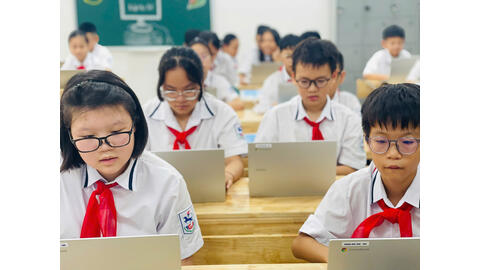 Trường THCS Giảng Võ gây ấn tượng với lớp học có 21 lượt đỗ chuyên KHTN