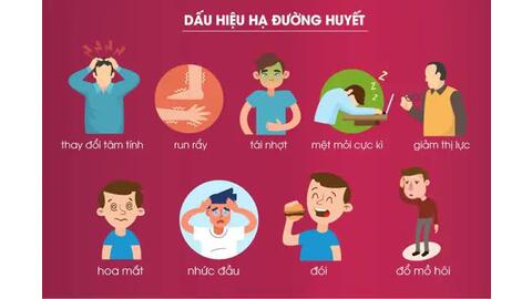 Dấu hiệu của hạ đường huyết