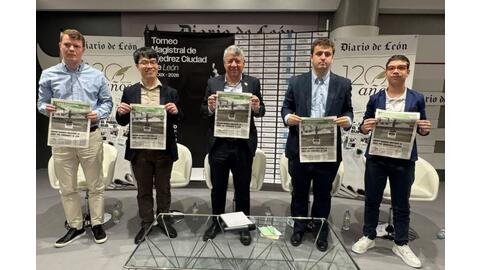 Lê Quang Liêm có ngôi á quân giải cờ Leon Masters 2026 tại Tây Ban Nha