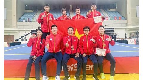 Đội tuyển wushu Việt Nam giành 2 huy chương đầu tiên tại Cúp thế giới 2026