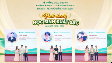 340 học sinh xuất sắc của Giáo dục.vn được vinh danh trong Ngày hội đồng hành
