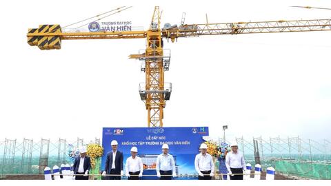 Trường Đại học Văn Hiến đã cất nóc khối đào tạo học tập thực hành HEC2