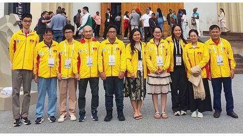 Kỳ thủ Đầu Khương Duy tăng elo sau giải cờ vua Olympiad 2026