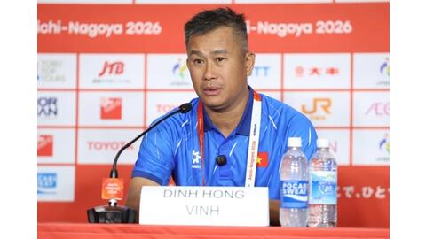 Trợ lý Đinh Hồng Vinh tiếp tục dẫn dắt U23 Việt Nam dự giải giao hữu quốc tế