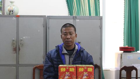 Thái Nguyên: Bắt hai đối tượng vận chuyển pháo nổ trái phép