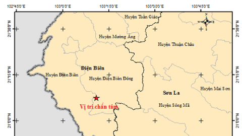 Điện Biên động đất 4,5 độ khiến nhiều người dân hoảng hốt