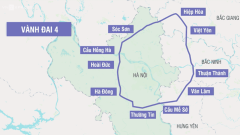 Bắc Ninh sẽ chi 3.100 tỷ làm 35km dự án vành đai 4 - vùng Thủ đô