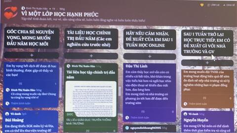 Tạo hứng khởi cho học sinh từ kĩ thuật dạy học hiện đại