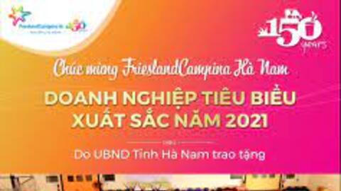 Nhà máy Hà Nam của Tập đoàn FrieslandCampina được vinh danh DN tiêu biểu xuất sắc