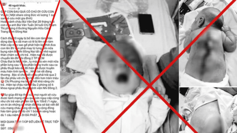 Cảnh báo chiêu trò giả mạo kêu gọi hỗ trợ bệnh nhi khó khăn