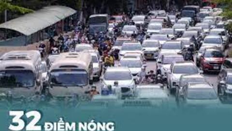 32 điểm nóng ùn tắc giao thông ở Hà Nội