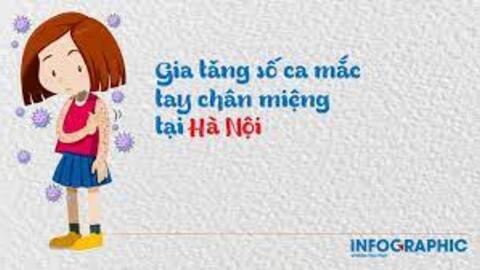 Gia tăng số ca mắc tay chân miệng ở Hà Nội