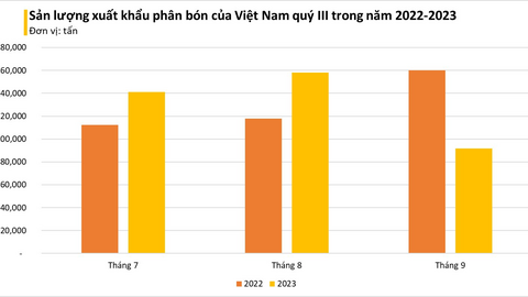 Nhiều doanh nghiệp báo lãi lớn, xuất khẩu phân bón của Việt Nam ra sao trong quý III/2023?
