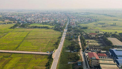 Đường vành đai 4 cấp tập thi công, đất khu vực này tăng giá gấp đôi