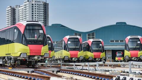 10 đoàn tàu tuyến metro Nhổn - ga Hà Nội đã được cấp đăng kiểm