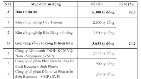 Becamex muốn đấu giá công khai 300 triệu cổ phiếu, huy động tối thiểu 15.000 tỷ đồng, rót vốn cho 1 loạt khu công nghiệp quan trọng