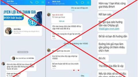 Cảnh báo mạo danh cán bộ Bảo hiểm xã hội để lừa đảo chiếm đoạt tài sản