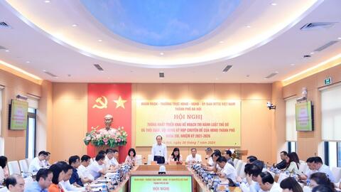 Tổ chức 2 kỳ họp chuyên đề HĐND để triển khai Luật Thủ đô