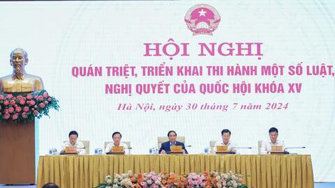 Triển khai đồng bộ, quyết liệt các nhiệm vụ về xây dựng, hoàn thiện thể chế, thực thi pháp luật
