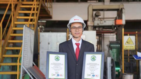 Ngói màu SCG: Nhà máy ngói đầu tiên tại Việt Nam đạt Chứng nhận Nhãn xanh Singapore