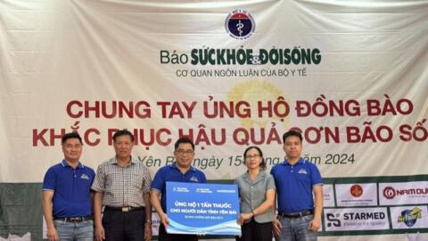 Hệ thống nhà thuốc FPT Long Châu hỗ trợ người dân sau bão Yagi