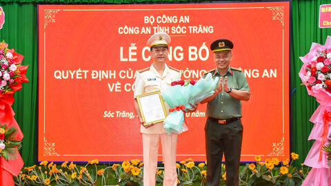 Điều động, bổ nhiệm Đại tá, Trưởng phòng giữ chức Phó Giám đốc Công an tỉnh