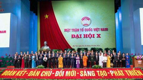 Hơn 50% Ủy viên Ủy ban Trung ương MTTQ Việt Nam khóa mới là người ngoài Đảng