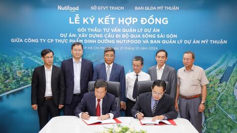 Nutifood Ban QLDA Mỹ Thuận quản lý dự án xây dựng cầu đi bộ nghìn tỷ đồng